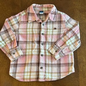 Plaid shirt | toddler girl | size 3T
